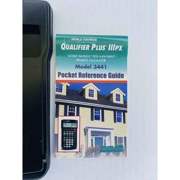 Calculated Industries 3415 Qualifier Plus IIIx Advanced Real Estate with Case - Picture 10 of 10